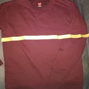 Hanes burgundy sweatshirt